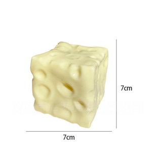 Simulated Food <b>Powder</b> <b>Cheese</b> Squeezing Silicone Soft Toy Fun Giant Stress Relieving Party Gift Unisex 14 Years - Product Image 6