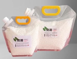 Sacs déshumidificateurs pour armoire au chlorure de calcium (CaCl2) directement de l'usine, OEM/ODM, votre logo/taille/emballage, certifié REACH, marché UE/États-Unis - Product Image 4