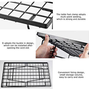 <span class=keywords><strong>Table</strong></span> pliante de <span class=keywords><strong>Camping</strong></span>, grande taille, multi-usage, <span class=keywords><strong>Double</strong></span> couche, Portable, pique-nique - Product Image 2