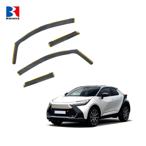แผ่นบังฝนในช่องประตูสำหรับรถยนต์ TOYOTA <span class=keywords><strong>CHR</strong></span>(AX20) ปี 2023+ แผ่นกันลมภายใน 4 ประตู ช่องระบายอากาศ แผ่นบังลม - Product Image 1