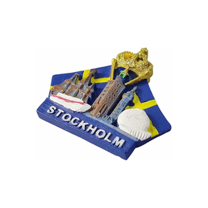 Imán <span class=keywords><strong>de</strong></span> Resina <span class=keywords><strong>de</strong></span> Estocolmo, <span class=keywords><strong>Suecia</strong></span>, Recuerdo <span class=keywords><strong>de</strong></span> la Ciudad, Decoración para Refrigerador, Regalo Turístico - Product Image 3