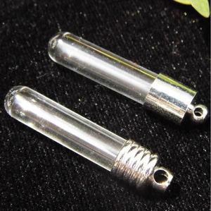 Thủ công DIY Nguồn cung cấp hình dạng khác nhau thời trang DIY rỗng Glass 5ml chai tên trên gạo Mặt dây chuyền - Product Image 3