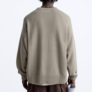 Pull-over d'hiver à manches longues pour homme, col rond, logo personnalisé, respirant, anti-plis, tricoté, couleur et taille personnalisables, haute qualité - Product Image 4
