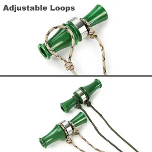 Av tuzağı halat ördek çağrı kordon kordon Hunter oyunu ayarlanabilir 12 yüzükler örgülü düdük kuş yaka Sling avcılık malzemeleri - Product Image 5