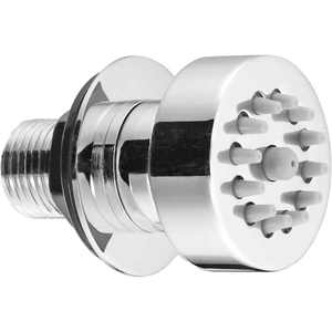 Bandeau de bain rond articulé en laiton chromé jet d'eau - Product Image 1