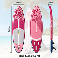 Planche de paddle gonflable Navy Wave 335x91x15cm, largeur 36 pouces, capacité 397lbs, kit DWF, usine OEM CE BSCI