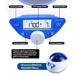 IKEME Electric Medical Laboratory Centrífuga 1,5 ml 2ml 5ml 10ml 15ml Centrífuga Tubos Máquina Low Speed Lab Mini Centrífuga - Product Image 5