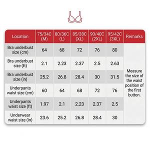 Ensemble de lingerie push-up pour femme avec soutien-gorge à strass détachable Deep Love - Product Image 5