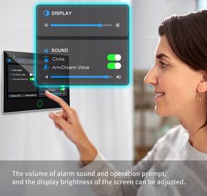 Tuya ứng dụng Wifi 4G nhà an ninh Hệ thống báo động đầy đủ màn hình cảm ứng ABS Alexa Google nhà tương thích nhà thông minh hệ thống an ninh - Product Image 6