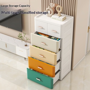 Armario de Plástico con Cajones para Bebés y Niños, Organizador de Almacenamiento Multicapa, Colorido, Extraíble, Reforzado, Mueble - Product Image 2