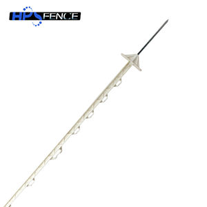 Poste de plástico eléctrico para cerca de caballo, cercado temporal de plástico con resistencia UV - Product Image 2