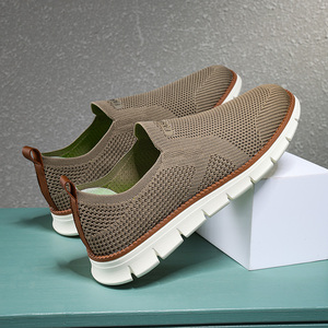 Breathable Mesh Casual Sneakers Wholesale Designer Fashion Slip on Walking Shoes 2024 Original Flat Loafers for Men Luxury Shoes - Product Image 3