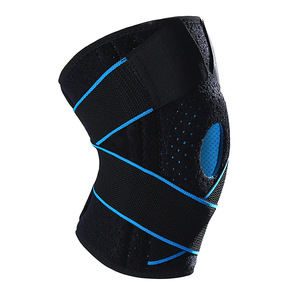 Professionele Kniebrace Met Verstelbare Riem Neopreen Kniebeschermers Voor Voetbalbasketbal Beschermende Kniebeschermers - Product Image 4