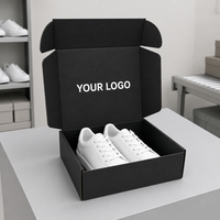 Boîtes d'expédition en carton ondulé avec logo personnalisé pour chaussures et baskets, boîtes en carton kraft pour l'expédition, prix d'usine en gros