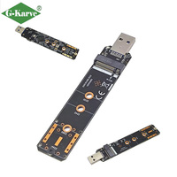 Carte adaptateur USB 3.0 haute vitesse vers NVMe SSD, convertisseur USB 3.1 Gen 1 pour PC portable (prend en charge 2230/2242/2260/2280)