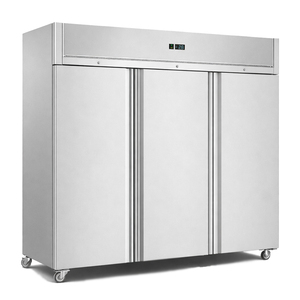 Refrigerador Vertical Comercial de Acero Inoxidable de Temperatura Única para Restaurante, Congelador Vertical de 2 Puertas - Product Image 4