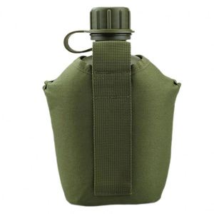 Muestra gratuita: Juego de 3 piezas de utensilios para beber estilo táctico OEM, cantimplora con taza y funda, botella para acampar. - Product Image 5