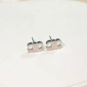 Pendientes de Diseño Modernos Que No Se Deslustran, Chapados en Oro de 14k y 18k con PVD, Acero Inoxidable 316l, Joyería Fina, Pendientes de Marca CC para Mujer - Product Image 5