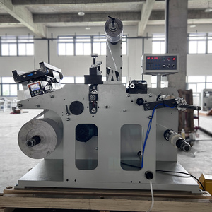 Máquina troqueladora rotativa de carrete de etiquetas adhesivas de uso comercial, con rodillo magnético y piel de cuchillo, pantalla táctil, 2 uds. - Product Image 2
