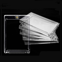 Étui magnétique pour cartes avec protection UV 35PT, porte-cartes magnétique One Touch, étui magnétique transparent en plastique pour cartes de sport (baseball)