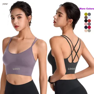 Yoke Basic Sale Top Quality Adequado Popular Agradável Sutiã Esportivo Várias Especificações Sexy Bom Preço Sutiã Esportivo Preto Para As Mulheres