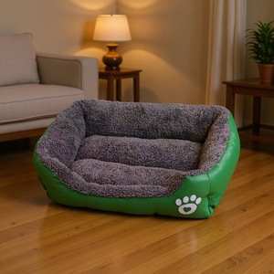 Muestra Gratis: <span class=keywords><strong>Cama</strong></span> Cuadrada Lavable para Mascotas en Colores Pastel, Cojín Cálido para Perros y Gatos para Todas las Estaciones, Varios Tamaños, Sólido XL, Etiqueta Privada Personalizada - Product Image 4