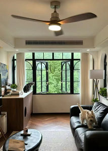 หน้าต่างบานพับอะลูมิเนียมอัลลอยด์แบบตาข่ายพร้อมกระจกนิรภัยกันเสียงสำหรับภายนอกวิลล่า - Product Image 2