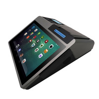 10 pouces Mobile Android 11.0 Bureau Tout en Un Pos Machine Tablette Pos Avec Barcode Scanner Imprimante Pos Systèmes Machines
