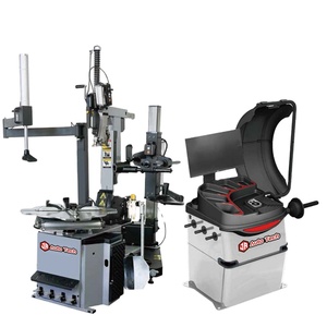Machine d'équilibrage de roues professionnelle 220V, équipement d'atelier économique pour le changement et la réparation de pneus de voiture JA-C12 Tire Changer & JA- - Product Image 1