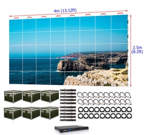 <span class=keywords><strong>Pannello</strong></span> <span class=keywords><strong>LED</strong></span> per Video Wall da Esterno ad Alta Luminosità P2.9 IP65 Sottile con Passo Pixel 2.5mm per Eventi - Product Image 4