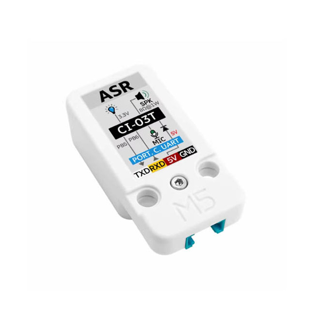 M5Stack ASR Unit Integrated AI Offline Voice Recognition Unit CI-03T UART Communication