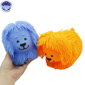 Offre Spéciale Relax Puffer Shaggy Bushy Lion Jouet Pour Enfants Balle Rougeoyante Haute Qualité Animal Clignotant Puffer Ball - Product Image 4