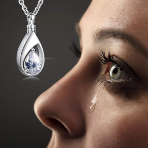 Collana con Pendente a Goccia d'Acqua Muse Tears per Donne, Elegante Catena da Collo alla Moda per Uso Quotidiano - Product Image 3