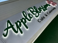 Lettres en acrylique 3D rétroéclairées par LED personnalisées, étanches, pour décoration intérieure, logo de devanture pour café, restaurant, entreprise