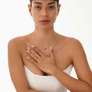 Овальное ожерелье с натуральным цирконием, женское, из латуни, модное ювелирное украшение в европейском и американском стиле, новинка для повседневной носки - Product Image 4