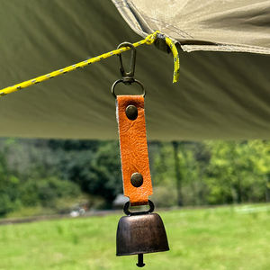 ラウドベアベル - 屋外用熊よけベル - 磁気サイレンサー付きベアベル、サバイバル/ハイキング/釣り用緊急ホイッスル - Product Image 4