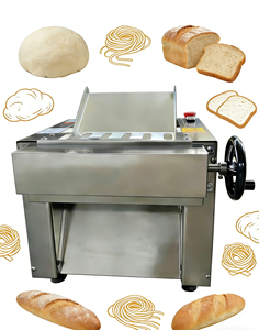 Presse à pain électrique semi-automatique en acier inoxydable, <span class=keywords><strong>laminoir</strong></span> à pâte, moulin à farine de maïs, utilisation en boulangerie - Product Image 2
