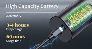 Mini Electronic 150000 RPM 4000MAH Plumero de aire eléctrico Práctico Plumero de aire Refrigeración Turbo Jet Soplador Metal Mini Jet Fan - Product Image 5