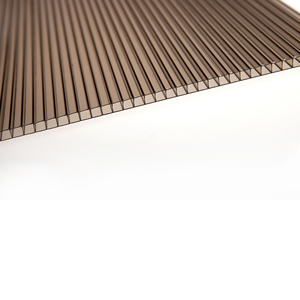 Feuille cellulaire de <span class=keywords><strong>polycarbonate</strong></span> de murs jumeaux d'excellente qualité de 5.5mm <span class=keywords><strong>pour</strong></span> la distribution de <span class=keywords><strong>serre</strong></span> et de toiture - Product Image 2