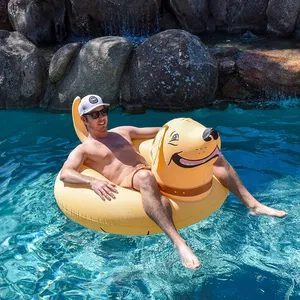 ห่วงยางเป่าลมรูปสัตว์ทำจากพีวีซีของเล่นลอยน้ำสำหรับผู้ใหญ่/เด็กผ่อนคลาย - Product Image 6