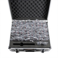 Original Lishi 110 Pièces Argent et Noir Coffret 2 en 1 Outils de Déverrouillage et de Décodage pour Voitures