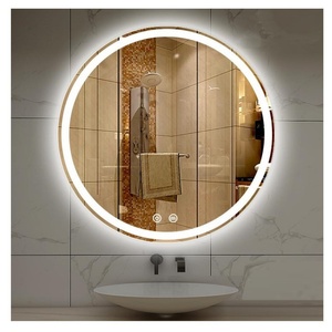 Miroir intelligent LED pour salle de bain, personnalisé, mural, en verre, avec écran tactile Wi-Fi, variateur d'intensité lumineuse - Product Image 4