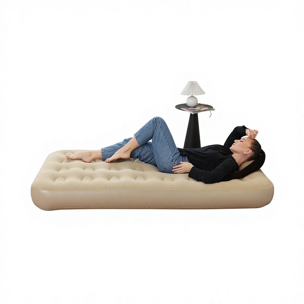 Pompe simple intégrée (lit bas) beige