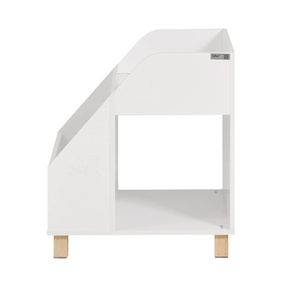Blanco pequeño barato de madera bebés guardería Almacenamiento de juguetes y estantes de libros estante de madera para el hogar niños sala de almacenamiento - Product Image 5