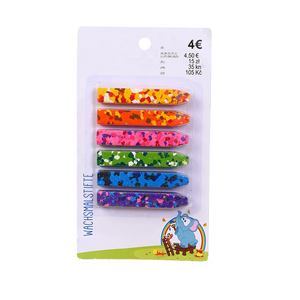 Copllent камуфляжные восковые мелки, 6 видов цветов могут быть на заказ, цветные мелки для рисования, художественные принадлежности, цветные карандаши для детей - Product Image 5