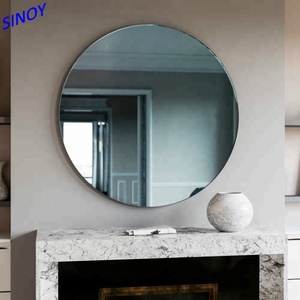 Miroir de salle de bain moderne en argent, verre incassable de 2 à 6 mm, miroir mural, fabricant de verre - Product Image 2