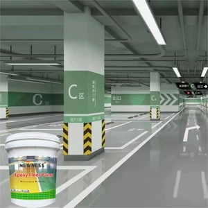 Acid Alkali Resistance Industrial Functional Acrylic Floor <b>Paint</b> Self Leveling Two Components Moisture-Proof Liquid <b>Coating</b> - Product Image 2