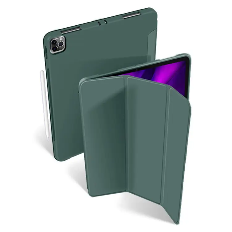 Custom LOGO di lusso in pelle sintetica TPU Silicone Smart 11 pollici Cover Tablet per 2018 2020 2021 2022 Apple IPad Pro 11 Case