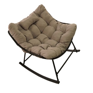 Silla moderna para jardín al aire libre, sillón deslizante de aluminio con tela para ocio para uso en balcón - Product Image 5