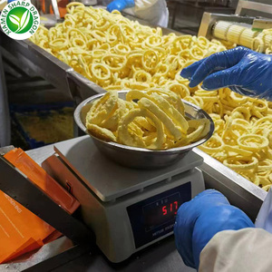 Anillos de Cebolla Tempura Amarillos Comestibles Pre-fritos Congelados, Grado A, Forma de Bola, 10 kg, LQF, Precio al por Mayor de China por Tonelada - Product Image 2